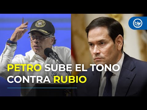“Si me va a meter preso, a ver si puede”: Petro lanza desafío a Marco Rubio