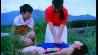 drown beautiful girl receive cpr