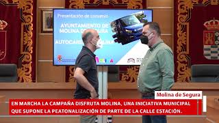 Campaña ¡DISFRUTA MOLINA¡, peatonalización c/ Estación y Santa Teresa, todos los sábados