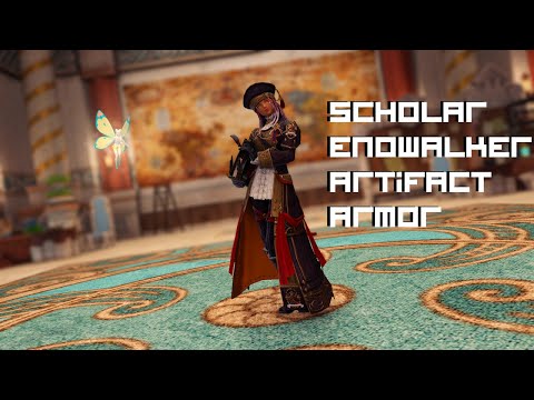 Whacky Wardrobe: Scholar Endwalker Artifact Armor - FFXIV