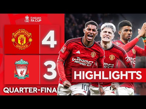 INCREDIBLE Old Trafford Thriller! 🔥 | Manchester United 4-3 Liverpool | Emirates FA Cup 2023-24