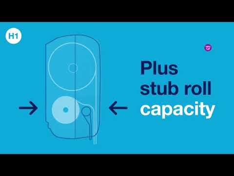 Dispenser Tork H1 - 551008 sort til Matic håndklæderuller