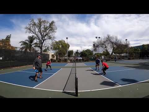 Sunny Pickleball 5.0+ Jessie Irvine Jeff Warnick Brandon Kramer Gabe BabyK Joseph P1