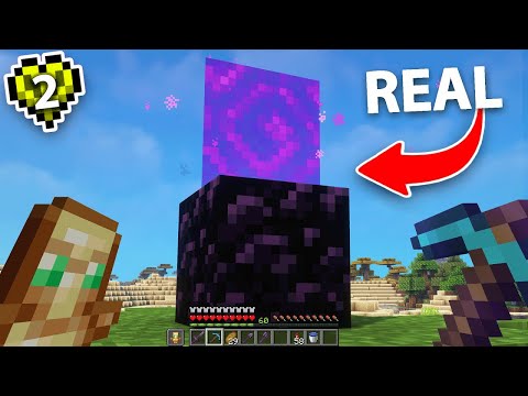 Riphy - I Built the Rarest Nether Portal in Minecraft Hardcore