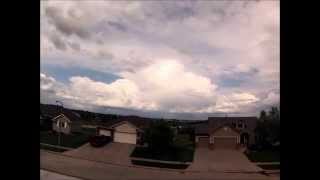 Thunderhead Buildup Time-Lapse Over Omaha May 16, 2015