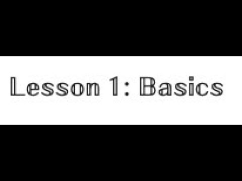 Lesson 1 Ruby Programming Basics
