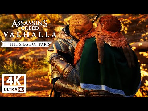 Assassin's Creed Valhalla: THE SIEGE OF PARIS Final Boss and All Endings 4K 60FPS Ultra HD
