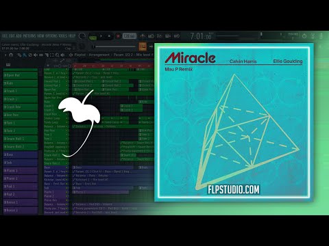Calvin Harris, Ellie Goulding - Miracle (Mau P Remix) (FL Studio Remake)