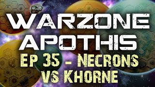 Necrons vs Khorne Warhammer 40k Battle Report - Warzone Apothis Ep 35