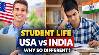USA vs India Student Life | Education, Pressure & Reality