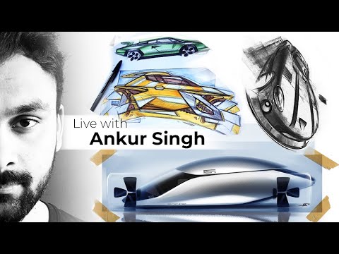 CAR DESIGN TALK Live Show with ANKUR SINGH! #cardesign #transportationdesign