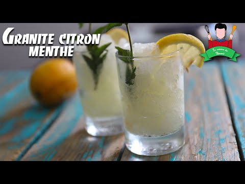 Recette Granité citron-menthe
