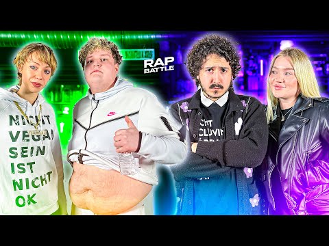 MILITANT VEGAN & HONORARY MAN RIUS vs. VIRGIN & BARBIE (MENTALLY ILL BATTLE) 🌱