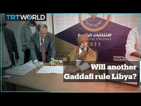 Son of former Libyan leader Gaddafi runs for presidency