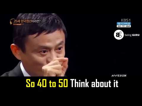 JACK MA Advice for Young People