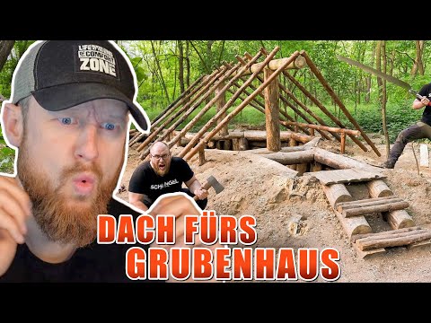 Das GRUBENHAUS bekommt ein DACH - UNGLAUBLICH viel ARBEIT | Fritz Meinecke
