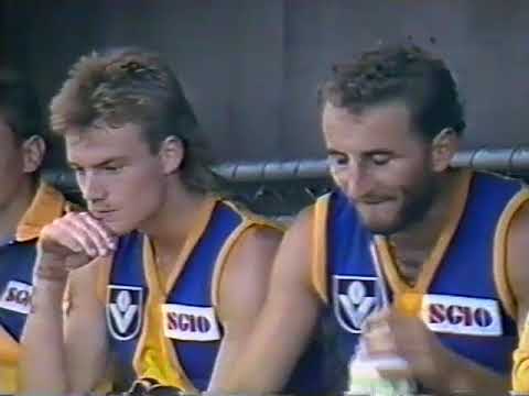 1988 Round 4 Collingwood Vs West Coast at Victoria park Channel 7 Saturday Football of brief highlig