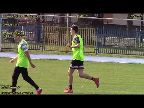 Sparing: Stal Nowa Dęba 9-1 KS Żupawa (Urbaniak Paweł 6-1) 10.04.2021