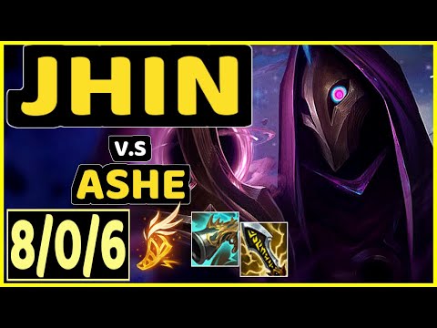 XICO (JHIN) vs ASHE - 8/0/6 KDA BOTTOM ADC GAMEPLAY - EUW Ranked DIAMOND