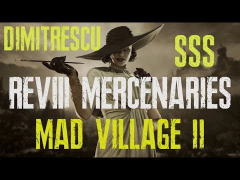(PS5) The Mad Village II SSS with Dimitrescu - Resident Evil Village Mercenaries Additional Orders