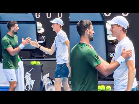 Sinner Showed Up at Djokovic’s Practice & Showed Love to Him | Australian Open 2026