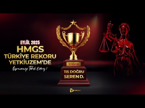 Yetki UZEM öğrencisi Seren D. HMGS'de 115 netle Türkiye rekoru kırdı!