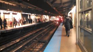 preview picture of video 'CTA Holiday Train Leaving Howard'