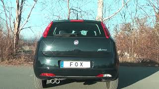 Video: Fox Edelstahl Sportauspuff Fiat Grande Punto Typ 199 Benzin ab 2005 Video: Fox Edelstahl Sportauspuff Fiat Grande Punto Typ 199 Benzin ab 2005
