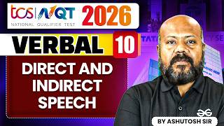 TCS NQT 2026 | Verbal 10 | DIRECT AND INDIRECT SPEECH | TCS NQT Preparation