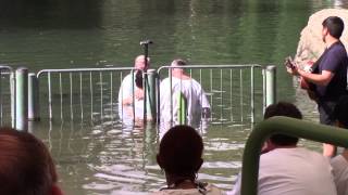 Baptisms in the Jordan River, Israel