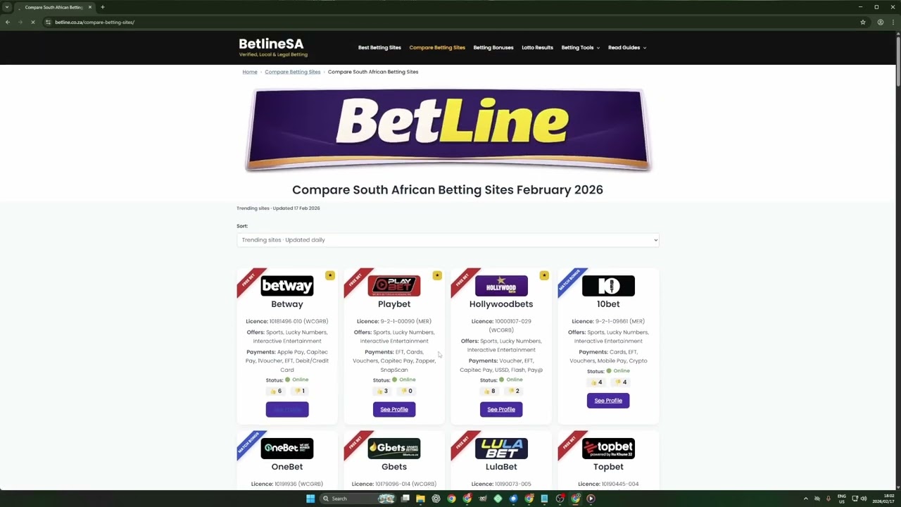 Betline South Africa video