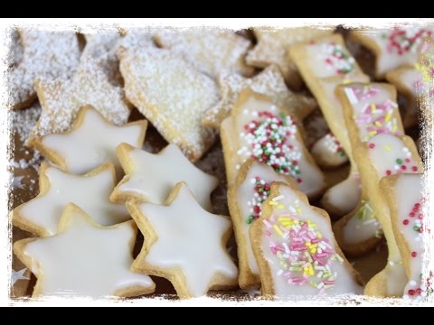 Butterplätzchen und Zuckerglasur selber machen ⛄BESTER KEKSTEIG DER WELT ⛄