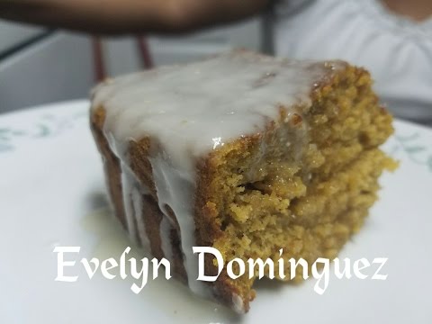 Pound Pumpkin Cake with Glaze