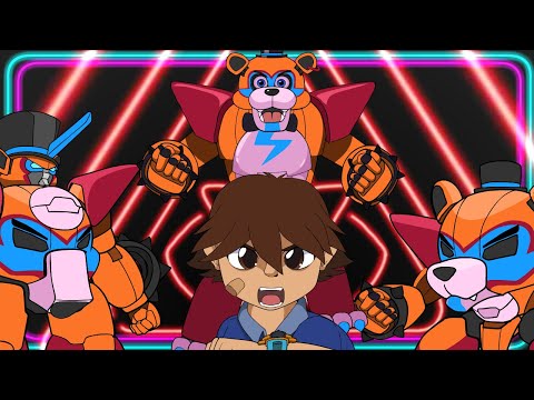 FREDDY MECHA SUMMONING SEQUENCE (FNAF Security Breach as a 90s Magical Mecha Anime)