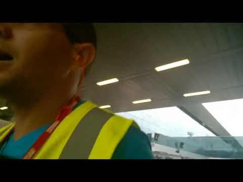 Chegada do Airbus a380 da Emirates ao aeroporto de Guarulhos SP