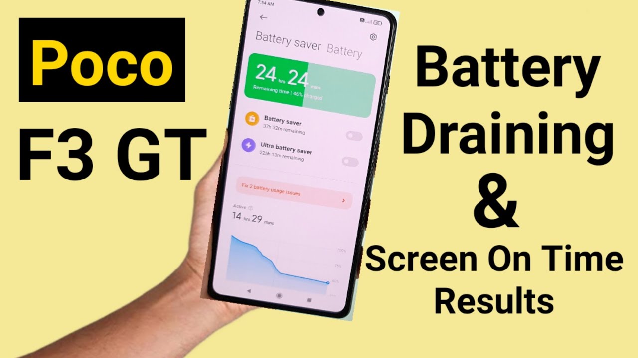 Poco F3 GT Battery Draining & Screen on Time Results 🔥🔥🔥