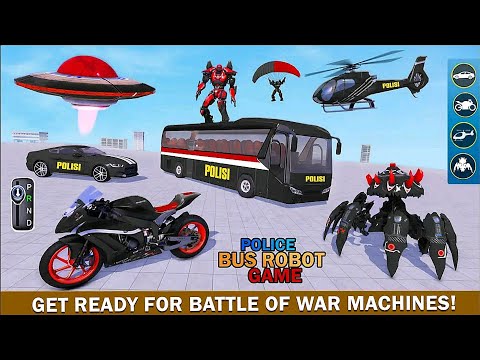 Bus Robot Car War Alien Attack Multi Robot Transformation | Android Gameplay