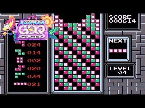 TASBot plays Tetris presented by dwangoAC in 7:25 SGDQ2019