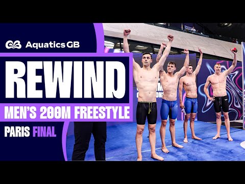 🎙️ "The race of the century" 💥 | Men's 200m Freestyle Paris Final | Aquatics GB Swimming Champs 2024