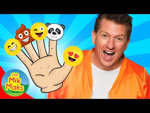 Finger Family Emoji Song | Nursery Rhymes | @TheMikMaks