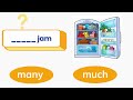 Many - Much | Grammar for kids | Countable and uncountable nouns| Games | Learn English