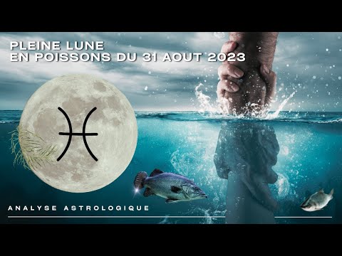 Pleine Lune en Poissons du 31 aout 2023 Unité ou illusion♓️