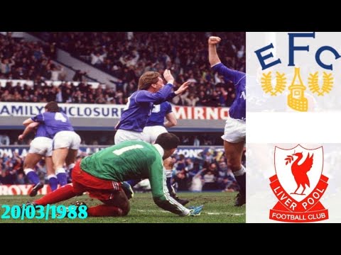 Everton vs Liverpool 20/03/1988- First Division 1987/1988