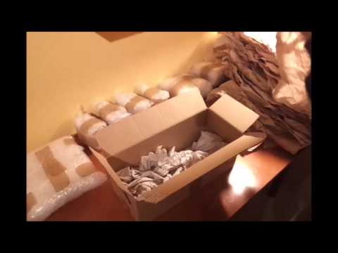 Porzellan für den Versand verpacken.mp4