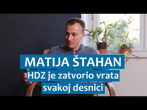 Matija Štahan: HDZ je zatvorio vrata svakoj desnici