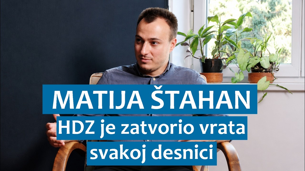 Matija Štahan: HDZ je zatvorio vrata svakoj desnici