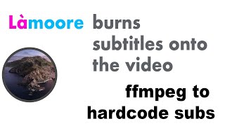 How to burn subtitles onto the video with ffmpeg hardcore subs thumbnail