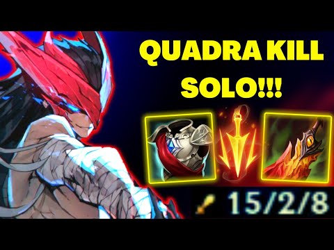 FIZEMOS O AATROX DE IGNITE KITAR EM 6 MINUTOS NO D1! - Yone TOP vs Aatrox - League of Legends