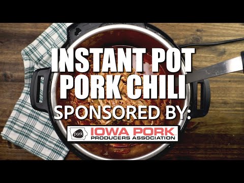 How to make: INSTANT POT PORK CHILI
