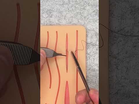 How to suture  #doctor #surgery #surgeon #stitches
